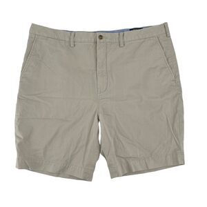 Polo Ralph Lauren Washed Chino Shorts Mens Size 40 Khaki Flat Front 9"
